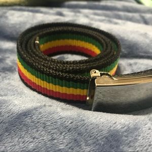 Rastafarian web belt